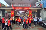 Mô hình cổng trường an toàn giao thông, văn minh tại Trường THCS Ngô Quyền