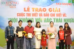 Trao giải cuộc thi viết và báo chí viết về chủ đề “Nói không với rác thải nhựa"