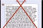 Thông tin phong tỏa Sài Gòn 14 ngày là tin giả