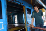 Xem những "vết thương" trên tàu cá bị tàu Trung Quốc đâm chìm