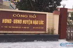Phó Chủ tịch huyện Hậu Lộc bị kiểm điểm vì xếp loại sai cho ông Nguyễn Thái Sơn