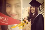 Tăng Thanh Hà vừa tốt nghiệp đại học RMIT