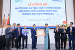 Trường đại học thứ 144 nhận Giấy chứng nhận kiểm định chất lượng giáo dục 