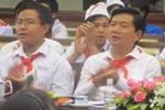 “Cậu bé vàng” sáng tạo đề xuất cách học môn Giáo dục công dân với Bí thư Thăng