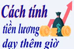 Cách tính tiền lương dạy thêm giờ của giáo viên