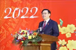 Chủ tịch Quốc hội gặp mặt đầu Xuân Nhâm Dần 2022 tại Văn phòng Quốc hội