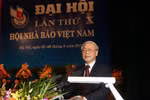 Tổng Bí thư, Chủ tịch nước chúc mừng 70 năm thành lập Hội Nhà báo Việt Nam