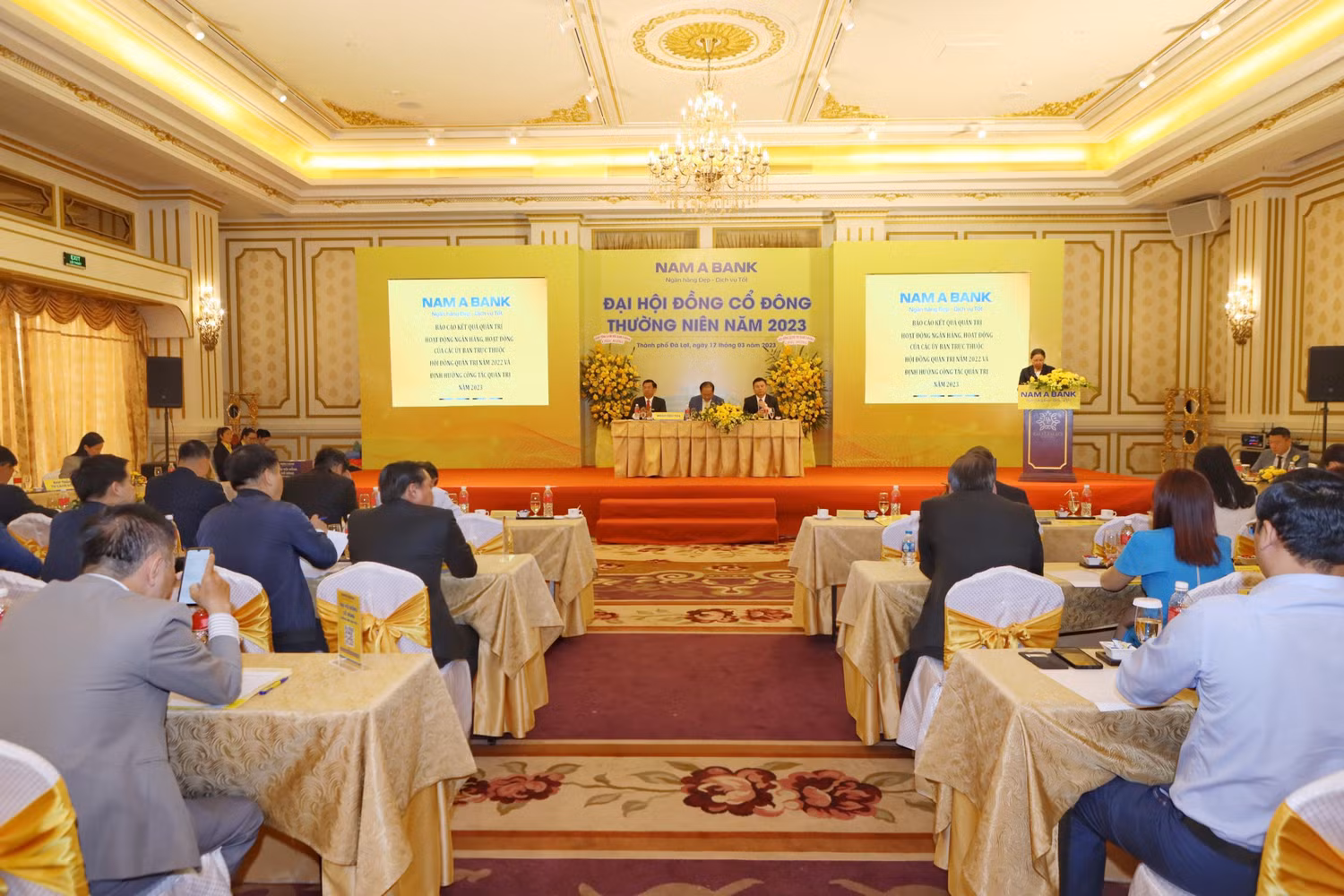 Nam A Bank tổ chức Đại hội đồng cổ đông thường niên 2023 tại Thành phố Đà Lạt Nam A Bank tổ chức Đại hội đồng cổ đông thường niên 2023 tại Thành phố Đà Lạt
