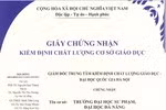 Chúng ta cần có quy định về bộ tiêu chuẩn, tiêu chí riêng kiểm định các lĩnh vực đào tạo khác nhau, chứ không sử dụng bộ chung cho tất cả các cơ sở, ngành đào tạo. (Ảnh chụp màn hình) Chúng ta cần có quy định về bộ tiêu chuẩn, tiêu chí riêng kiểm định các lĩnh vực đào tạo khác nhau, chứ không sử dụng bộ chung cho tất cả các cơ sở, ngành đào tạo. (Ảnh chụp màn hình)