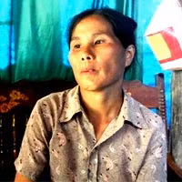 Bà Đào Thị Liên kể lại sự việc đau lòng của gia đình