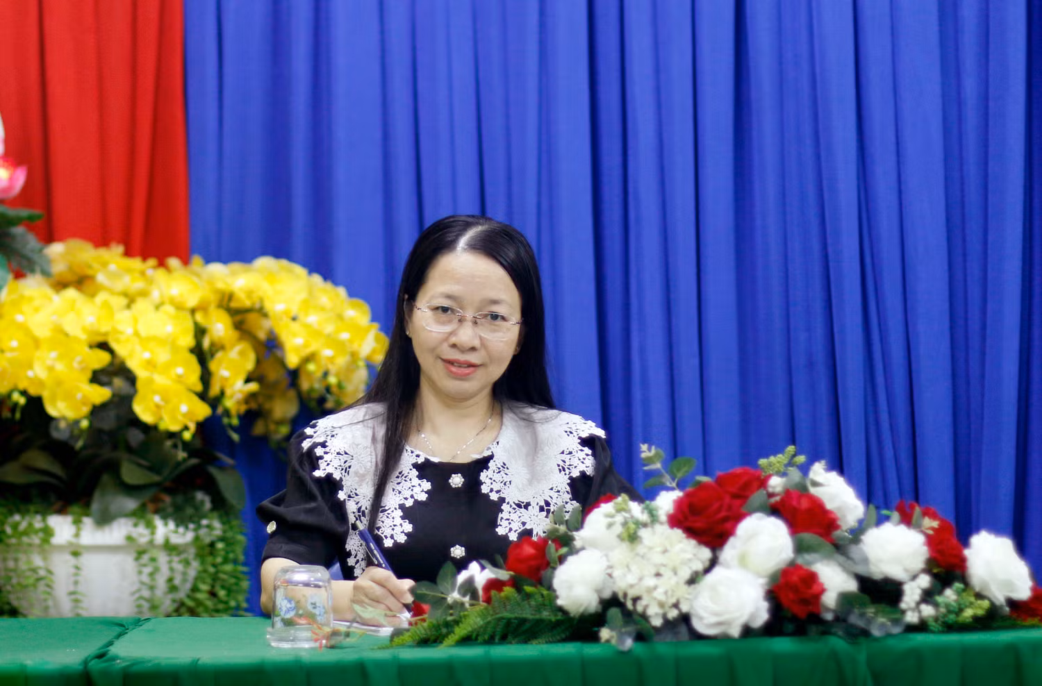 Cô Đặng Thị Thanh Lam - Phó Hiệu trưởng Trường Trung học cơ sở Bình Chuẩn 2 chia sẻ về những nỗi lo của nhà trường khi triển khai chương trình giáo dục phổ thông 2018.