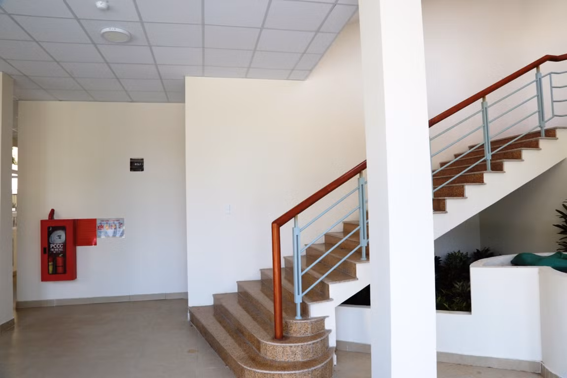Khu ký túc xá được trang thiết bị nội thất hiện đại, đạt chuẩn quốc tế.