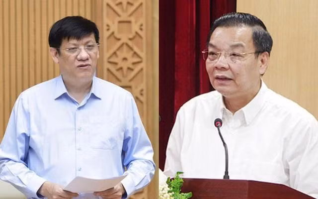 Khai trừ ra khỏi Đảng đối với ông Nguyễn Thanh Long và ông Chu Ngọc Anh. Ảnh: Báo Chính phủ Khai trừ ra khỏi Đảng đối với ông Nguyễn Thanh Long và ông Chu Ngọc Anh. Ảnh: Báo Chính phủ