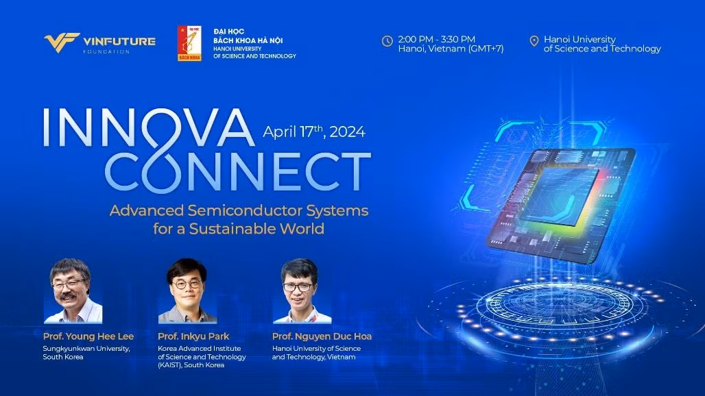 Chuỗi hoạt động InnovaConnect gồm những hoạt động giao lưu học thuật và trao đổi chuyên môn diễn ra trực tiếp giữa những nhà khoa học uy tín thế giới với các trường, viện hàng đầu Việt Nam.