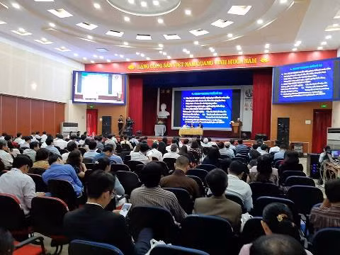 Toàn cảnh hội thảo “Đổi mới căn bản, toàn diện hoạt động đào tạo trong các trường đại học, cao đẳng” (ảnh: P.L)