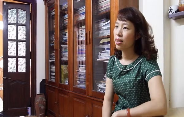 Cô Đàm Hải Yến chia sẻ về những đổi mới trong công tác hướng nghiệp tại nhà trường THPT. (Ảnh: Minh Nguyệt) Cô Đàm Hải Yến chia sẻ về những đổi mới trong công tác hướng nghiệp tại nhà trường THPT. (Ảnh: Minh Nguyệt)