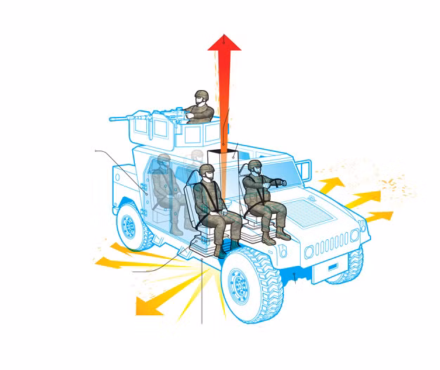 Hình phác họa Humvee với hệ thống "ống khói" đặc biệt.