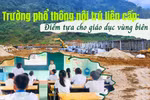 Có trường nội trú liên cấp: Thầy cô yên tâm gắn bó lâu dài, học sinh chuyên cần tới lớp